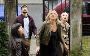 Ivana Chýlková, Martina Czyzová, and Petra Hrebícková in Zboznovaný (2021)