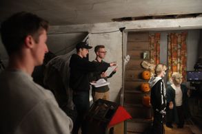 Kyle Misak and Trevor Tracy in The House on Oak Street (2016)