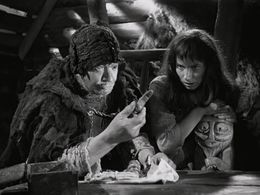 Gunnel Lindblom and Axel Slangus in The Virgin Spring (1960)