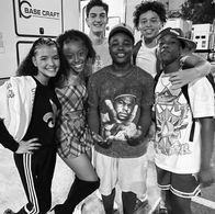 Deja Monique Cruz, Elijah Jacob, Amir O'Neil, Jalyn Hall, Skyla I'Lece, and Trevor Raine Bush in The Crossover (2023)