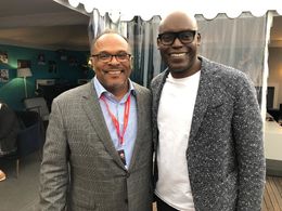Alfons Adetuyi and Cameron Bailey, Artistic Director & Co-Head of TIFF (Toronto International Film Festival),Inside the