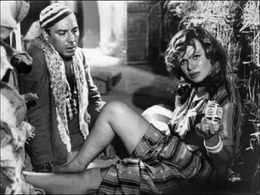 Hind Rustum and Farid Shawqi in Cairo Station (1958)