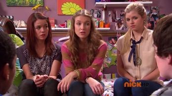 Nathalia Ramos, Jade Ramsey, and Ana Mulvoy Ten in House of Anubis (2011)
