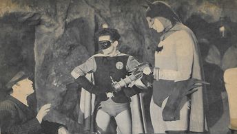 Douglas Croft, Stanley Price, and Lewis Wilson in Batman (1943)