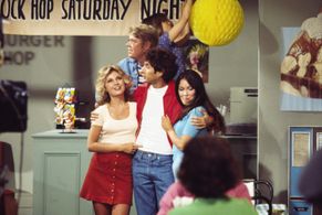 Muffi Durham, Peter Isacksen, Suzanne Niles, and Paul Sand in Fantasy Island (1977)