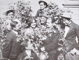 Edward Coxen, Marshall Neilan, and Ruth Roland in The Pasadena Peach (1912)