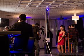 On set for Sex & Ethnicity