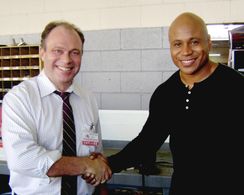 Actors James Rekart and James Todd Smith (