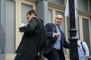 Jason Segel and Sean Patrick Folster in Dispatches from Elsewhere (2020)