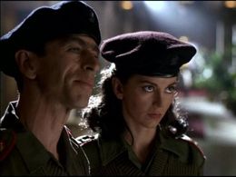 Nicholas Kadi and Natasha Pavlovich in JAG (1995)