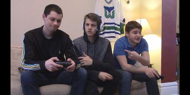 Brayden Patterson, Cody Jarvis, and Matthew Becker in Up on High Ground (2014)