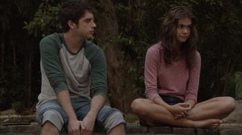Maia Mitchell and David Lambert in The Fosters (2013)