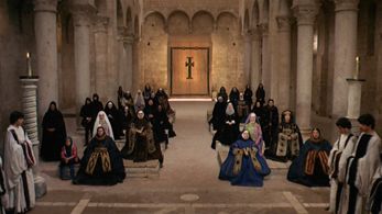 Valentina Cortese and Lee Montague in Brother Sun, Sister Moon (1972)