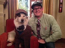 On the set of Disney's 