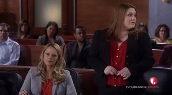 Brooke Elliott and Kate Levering in Drop Dead Diva (2009)
