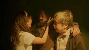 Wendell Ramos, Bodjie Pascua, and Gabbi Garcia in Love You Stranger (2022)