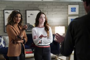 Still of Sarayu Blue and Ruby Jay in The Unicorn and If It Doesn’t Spark Joy