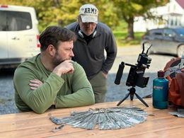 Angus Benfield and George Eshleman in The Keeper (2024)