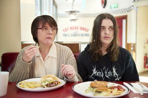 Monica Dolan and Earl Cave in Days of the Bagnold Summer (2019)