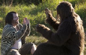 James Wallis stars opposite Sasquatch in THE MOVIE OUT HERE, an Alliance Films release.