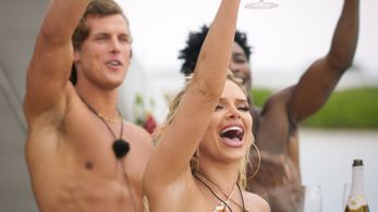 Hannah Brooke, Alex Snell, and Dre Woodard in Too Hot to Handle: Up Ships Creek (2023)