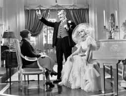 Jean Harlow, Frank Morgan, and Ruth Warren in Bombshell (1933)