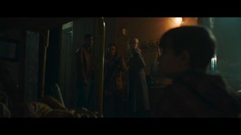 Still of Jassem Mougari, Joanne Froggatt and Farida Rahouadj in Last Light