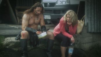 Michael Majalahti and Kukka Laakso in Spandex Sapiens (2015)