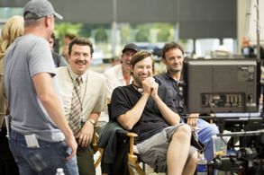 Eric Treml, Jonathan Watson, Danny McBride, and Jody Hill in Vice Principals (2016)