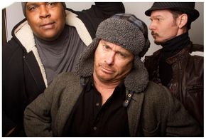 Dave as Jean-Pierre with fellow comedian/actors Jeffrey Combs and Larry Nichols