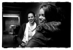 On set for Storage - Three Mills Studios London