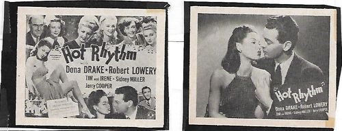 Joan Curtis, Dona Drake, Robert Lowery, Irene Ryan, and Tim Ryan in Hot Rhythm (1944)