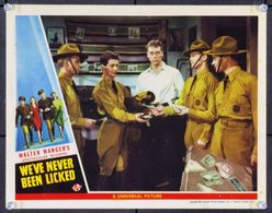 Noah Beery Jr., William Blees, Dick Chandlee, Roger Daniel, Anne Gwynne, Martha O'Driscoll, and Richard Quine in We've N
