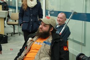 Director Per-Ingvar Tomren on the set of Headless Entanglement.