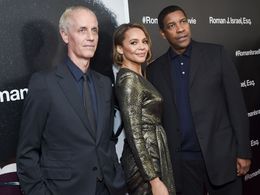 Denzel Washington, Carmen Ejogo, and Dan Gilroy at an event for Roman J. Israel, Esq. (2017)