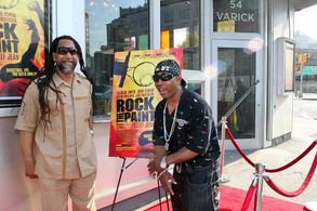 RTP Premiere NYC Tribeca Cinemas June 6th, 2008. DJ Kool Herc and Rapper/Actor Reginald Barshem Footman let their hair d