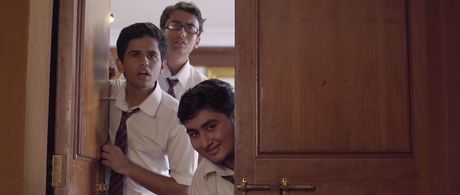 Visshesh Tiwari, Chinmay Chandraunshuh, and Omkar Kulkarni in ImMATURE (2019)