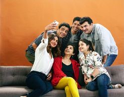 Ronnie Screwvala, Farhan Akhtar, Priyanka Chopra Jonas, Shonali Bose, Siddharth Roy Kapur, and Zaira Wasim