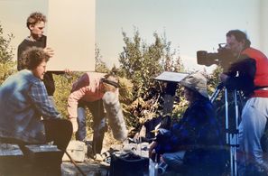 Kai Purakau 1988: Keri Hume, Tim Rose (AC),Brian Shennan(Sound),Gaylene Preston(Director) and Leon Narbey (Camera)