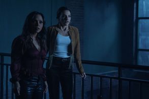 Danielle Nicolet and Kayla Compton in The Flash (2014)