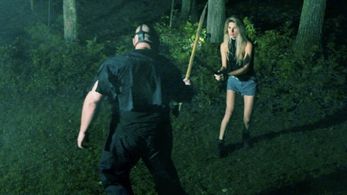 On the set of The Devil's Music