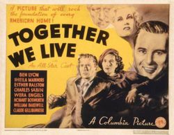 Wera Engels and Ben Lyon in Together We Live (1935)