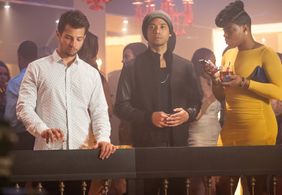 Jussie Smollett, Rafael de la Fuente, and Ta'Rhonda Jones in Empire (2015)