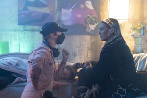 On set of WIZDOM at CineCity Studios Chicago