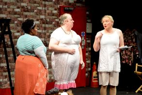 Steve Nallon, actor, as Roy Barraclough/Cisse, production pic from CISSIE AND ADA.