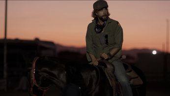 Jonas Elrod doing Equine Therapy