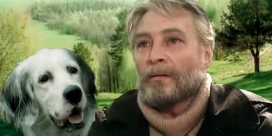 Vyacheslav Tikhonov in Belyy Bim Chernoe ukho (1977)