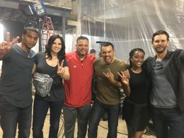 LaToya Tonodeo as Tara on the set of The Oath. Season 2