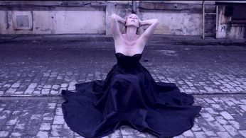 Katherine Crockett in a still from Mike Kobal's film Prologue:Blue