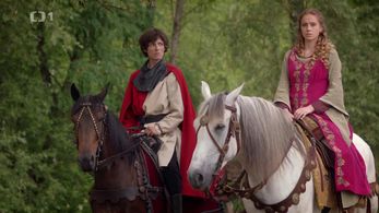 Denis Safarík and Anna Kaderávková in A Wizard Called Rye (2018)